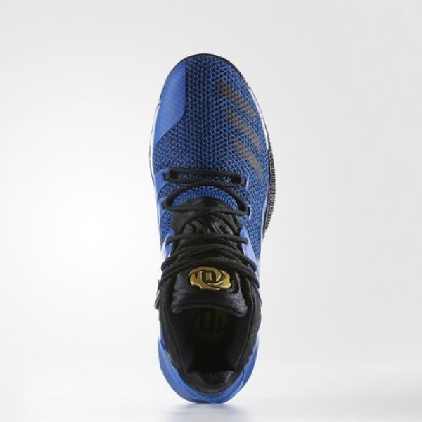 Adidas D Rose 7 Homme Blue Solid/Core Black/Gold Metallic Basketball Chaussures NO: BB8290