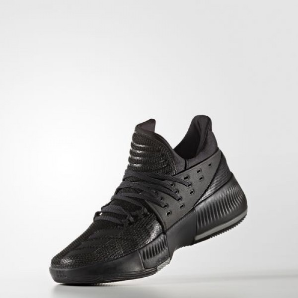 Adidas Dame 3 Lights Out Homme Core Black/Medium Grey Heather Solid Grey Basketball Chaussures NO: BY3206