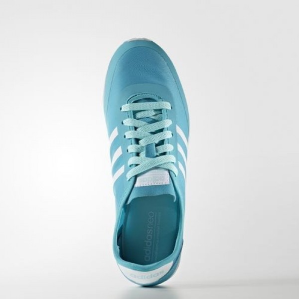 Adidas Cloudfoam Groove Tm Femme Energy Blue/Footwear White/Clear Aqua neo Chaussures NO: B74691