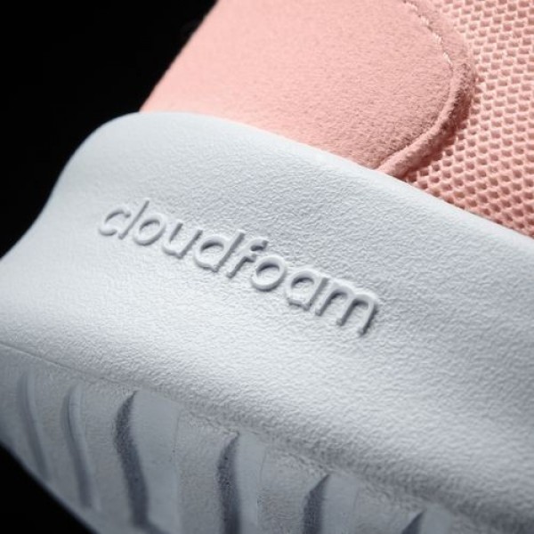 Adidas Cloudfoam Qt Racer Femme Haze Coral/Footwear White/Sun Glow neo Chaussures NO: AW4005