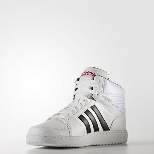 Adidas Vs Hoops Mid Femme Footwear White/Core Black/Scarlet neo Chaussures NO: B74501
