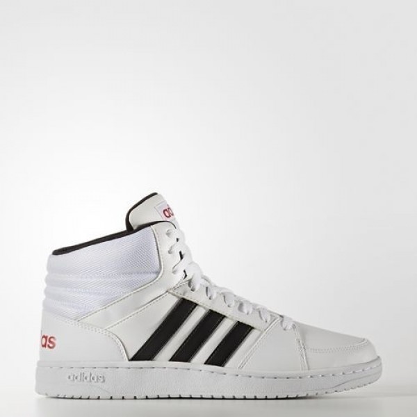 Adidas Vs Hoops Mid Femme Footwear White/Core Black/Scarlet neo Chaussures NO: B74501
