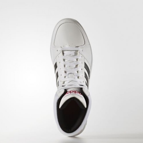 Adidas Vs Hoops Mid Femme Footwear White/Core Black/Scarlet neo Chaussures NO: B74501
