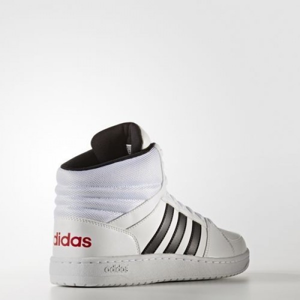 Adidas Vs Hoops Mid Femme Footwear White/Core Black/Scarlet neo Chaussures NO: B74501