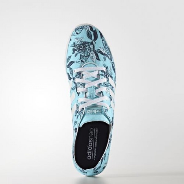 Adidas Cloudfoam Qt Vulc Femme Clear Aqua/Footwear White/Collegiate Navy neo Chaussures NO: B74584