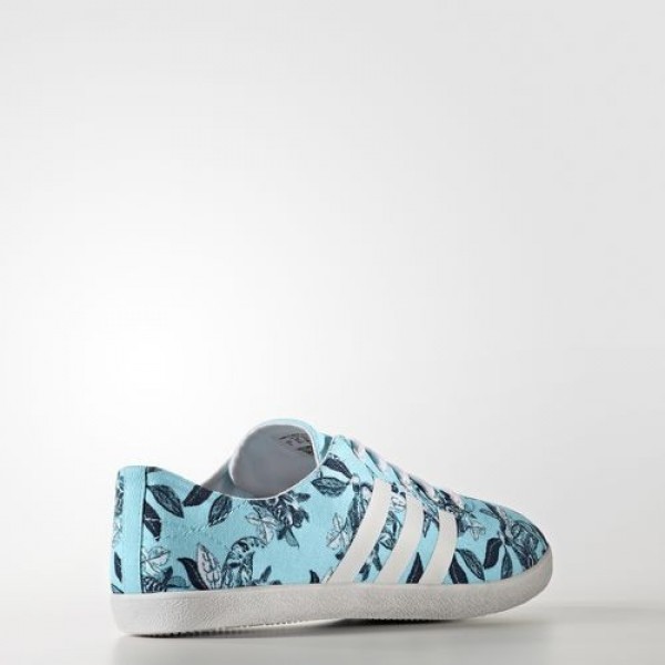 Adidas Cloudfoam Qt Vulc Femme Clear Aqua/Footwear White/Collegiate Navy neo Chaussures NO: B74584
