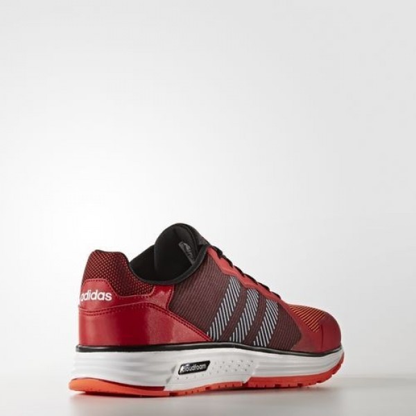 Adidas Cloudfoam Flyer Homme Scarlet/Core Black/Solar Red neo Chaussures NO: AW4093