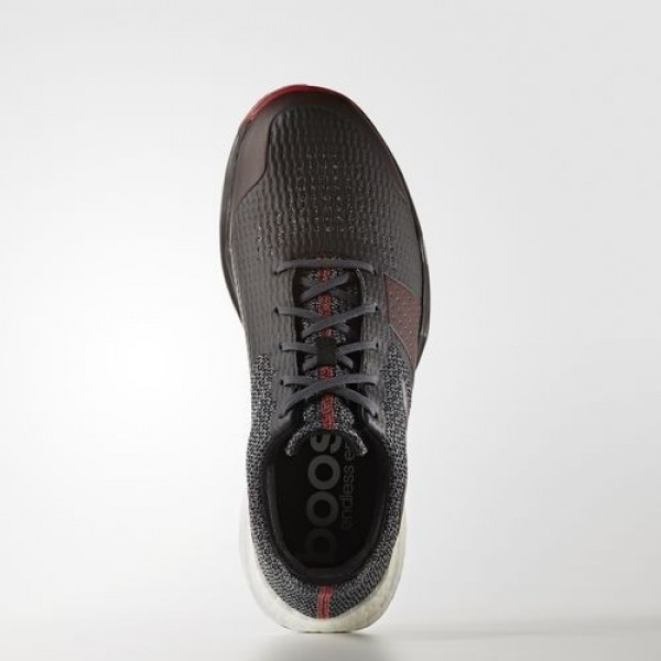 Adidas Adipower S Boost 3 Homme Onix/Core Black/Scarlet Golf Chaussures NO: Q44778