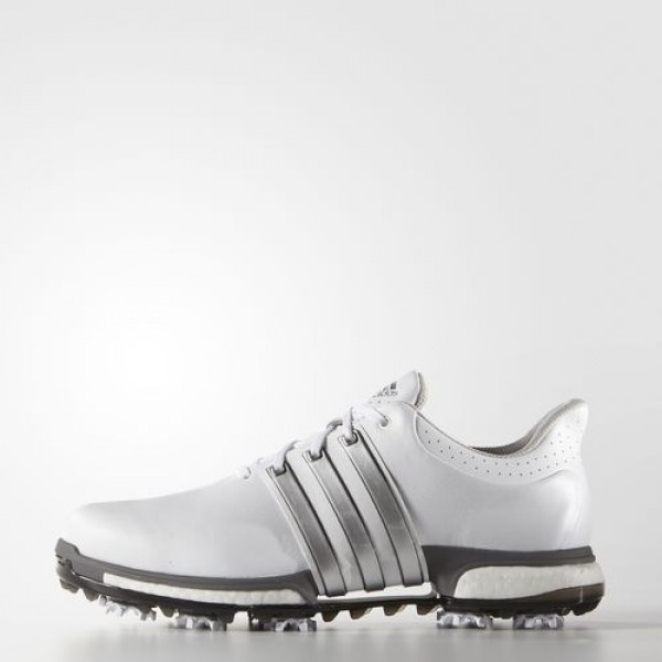 Adidas Tour 360 Boost Wide Homme Footwear White/Si...