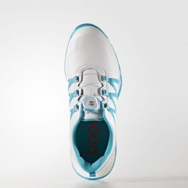 Adidas Adipower Boost Boa Femme Footwear White/Energy Blue/Easy Coral Golf Chaussures NO: Q44746