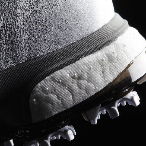 Adidas Tour 360 Boost Wide Homme Footwear White/Silver Metallic/Dark Silver Metallic Golf Chaussures NO: F33261