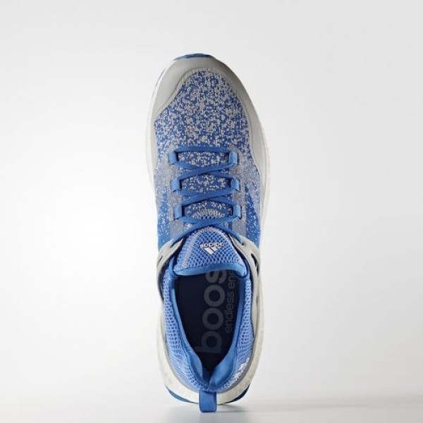 Adidas Crossknit Boost Homme Clear Onix/Blast Blue/Footwear White Golf Chaussures NO: Q44683