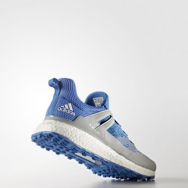 Adidas Crossknit Boost Homme Clear Onix/Blast Blue/Footwear White Golf Chaussures NO: Q44683