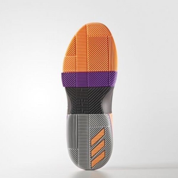 Adidas Dame 3 Homme Medium Grey Heather Solid Grey/Silver Metallic/Dark Grey Heather Solid Grey Basketball Chaussures NO: BB8270