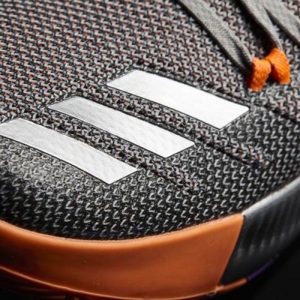 Adidas Dame 3 Homme Medium Grey Heather Solid Grey/Silver Metallic/Dark Grey Heather Solid Grey Basketball Chaussures NO: BB8270