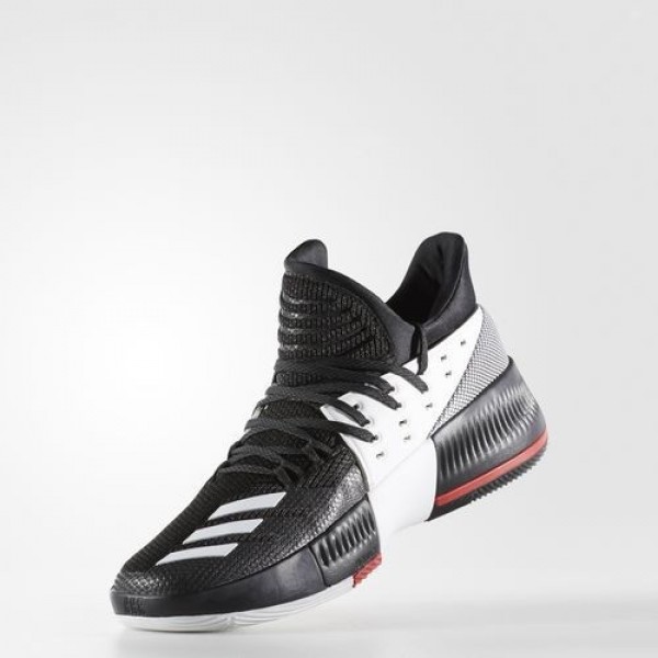 Adidas Dame 3 On Tour Homme Core Black/Utility Black/Footwear White Basketball Chaussures NO: BB8269