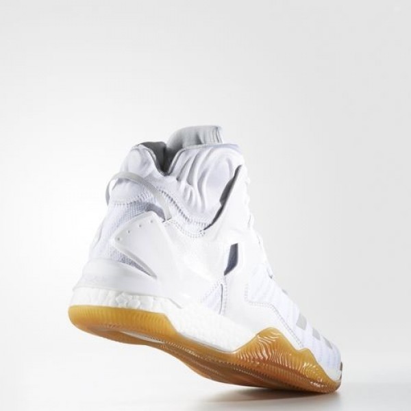Adidas D Rose 7 Primeknit Homme Footwear White/Cardboard Basketball Chaussures NO: B49512