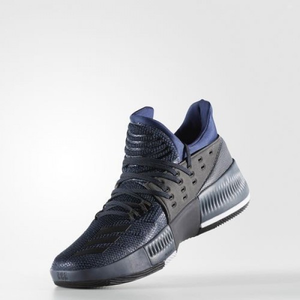 Adidas Dame 3 Homme Mystery Blue/Core Black/Footwear White Basketball Chaussures NO: BB8271