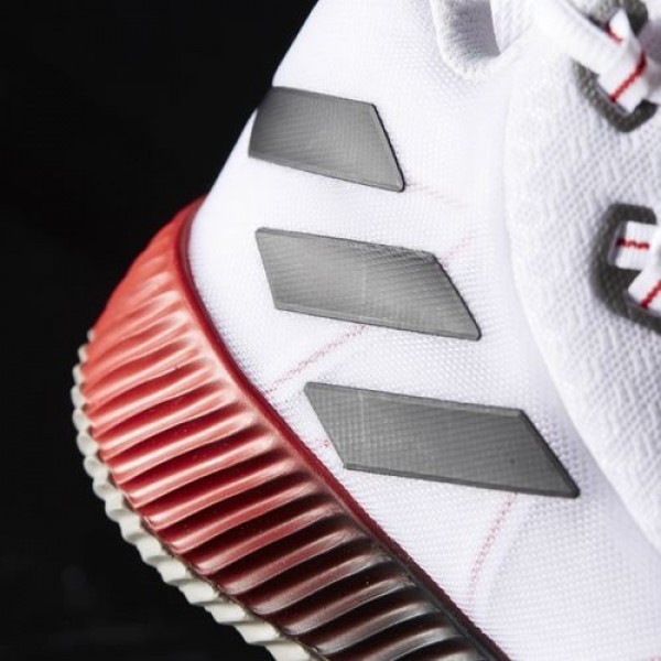 Adidas Energy Bounce Homme Footwear White/Reflective/Scarlet Basketball Chaussures NO: BB8349