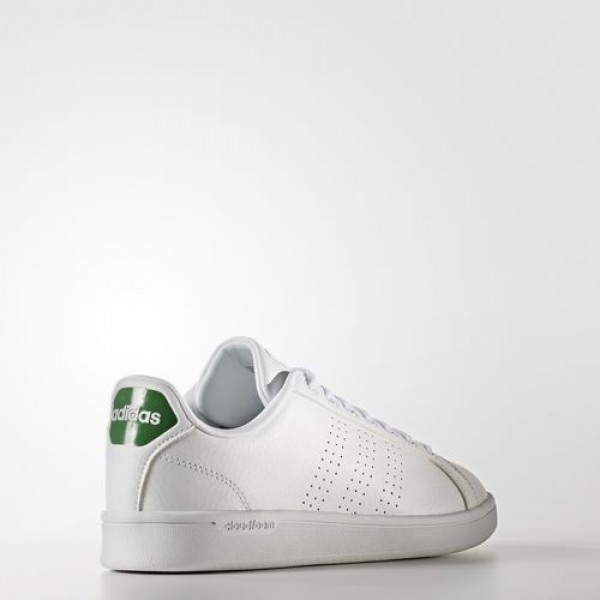 Adidas Cloudfoam Advantage Clean Femme Footwear White/Green neo Chaussures NO: AW3914