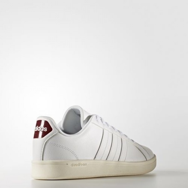 Adidas Cloudfoam Advantage Homme Footwear White/Collegiate Burgundy neo Chaussures NO: AW3924