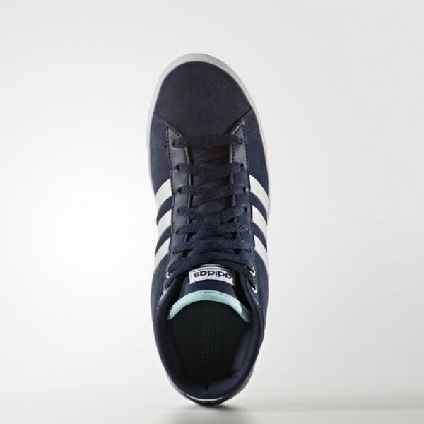 Adidas Cloudfoam Daily Qt Mid Femme Collegiate Navy/Footwear White/Clear Aqua neo Chaussures NO: AW4215