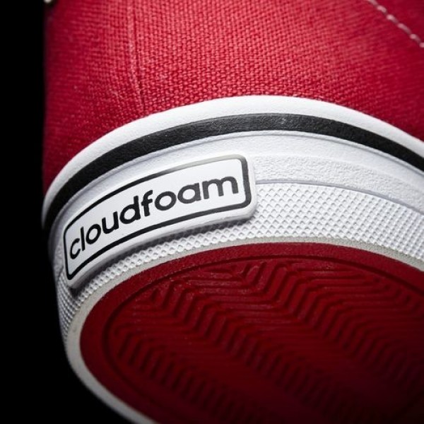 Adidas Cloudfoam Super Skate Homme Scarlet/Footwear White/Core Black neo Chaussures NO: AW3894