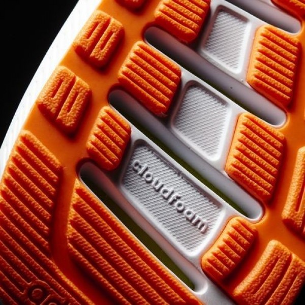 Adidas Cloudfoam Super Flyer Homme Dark Grey Heather Solid Grey/Footwear White/Solar Orange neo Chaussures NO: AW4160