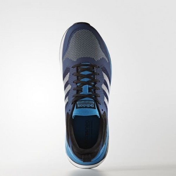 Adidas Cloudfoam Super Flyer Homme Mystery Blue/Core Black/Solar Blue neo Chaussures NO: AW4161