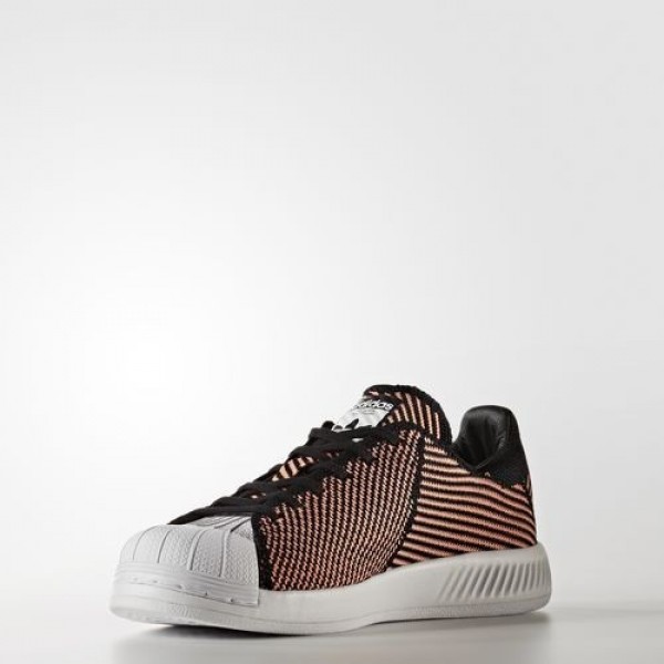 Adidas Superstar Bounce Primeknit Femme Core Black/Sun Glow/Footwear White Originals Chaussures NO: S82260