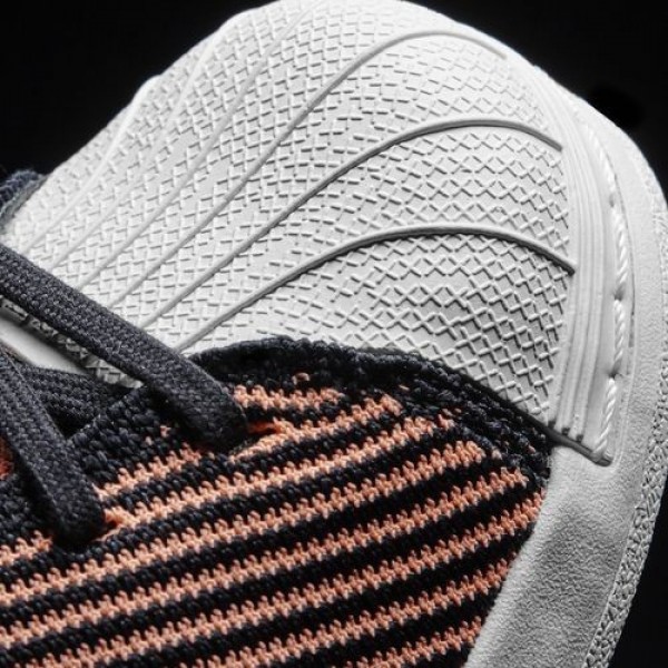 Adidas Superstar Bounce Primeknit Femme Core Black/Sun Glow/Footwear White Originals Chaussures NO: S82260