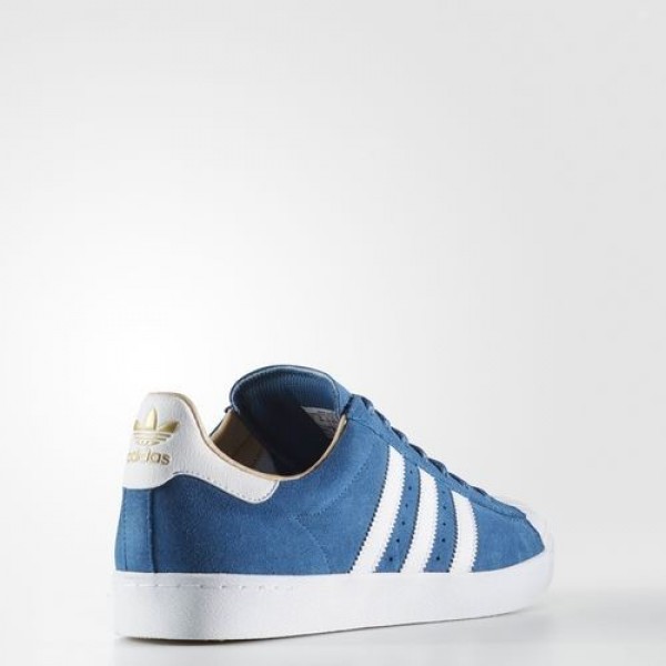 Adidas Superstar Vulc Adv Homme Core Blue/Footwear White/Gold Metallic Originals Chaussures NO: BB8607