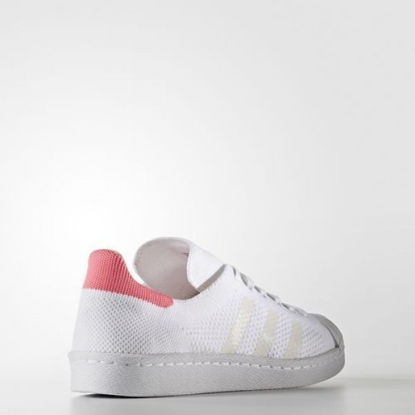 Adidas Superstar 80S Primeknit Femme Footwear White/Solar Pink Originals Chaussures NO: BB5095