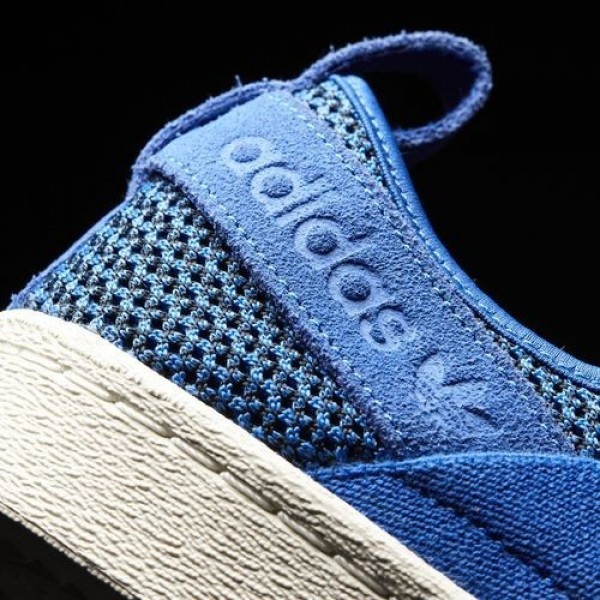 Adidas Superstar Slip-On Femme Blue/Off White Originals Chaussures NO: BB2120
