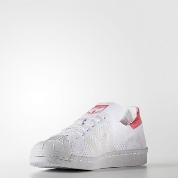 Adidas Superstar 80S Primeknit Femme Footwear White/Solar Pink Originals Chaussures NO: BB5095