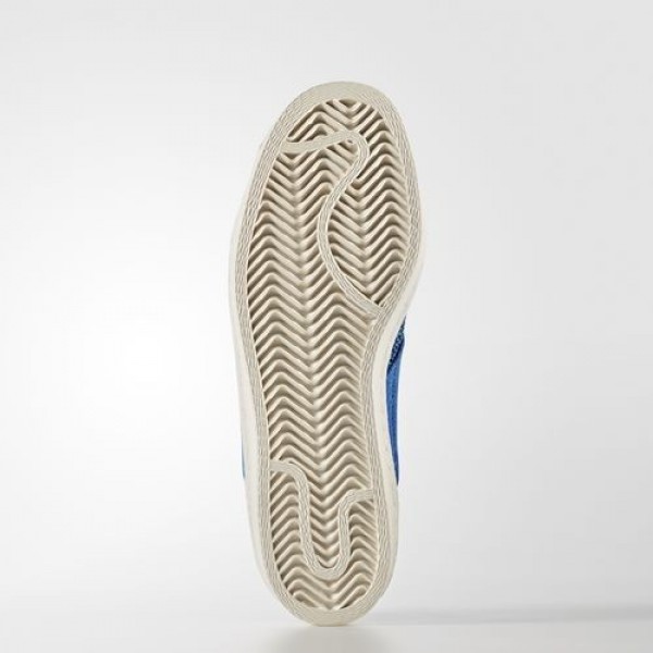 Adidas Superstar Slip-On Femme Blue/Off White Originals Chaussures NO: BB2120