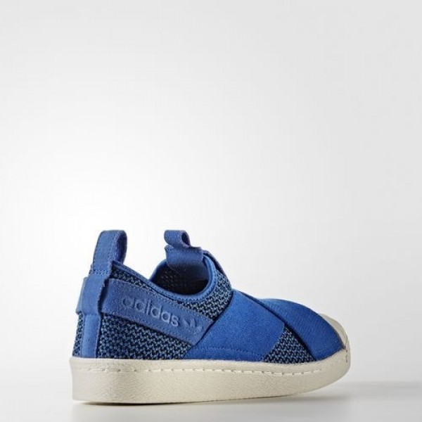 Adidas Superstar Slip-On Femme Blue/Off White Originals Chaussures NO: BB2120
