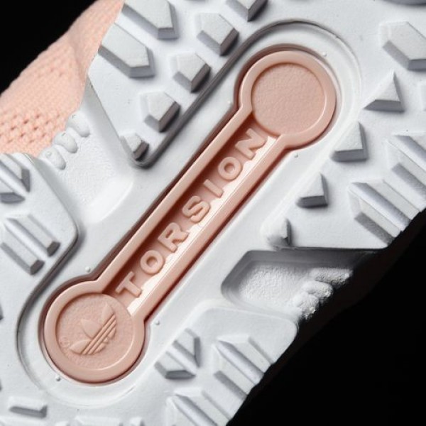 Adidas Eqt Racing 91 Primeknit Femme Haze Coral/Footwear White/Sub Green Originals Chaussures NO: BB2349