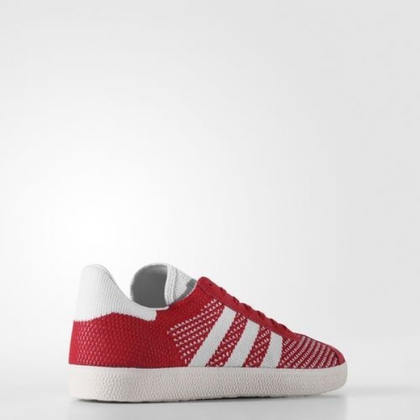 Adidas Gazelle Primeknit Homme Scarlet/Footwear White/Chalk White Originals Chaussures NO: BB5247