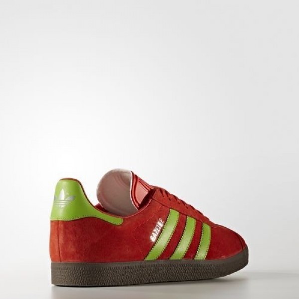Adidas Gazelle Homme Core Red/Semi Solar Green/Gum Originals Chaussures NO: BB5263