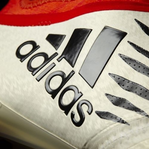 Adidas X 16+ Purechaos Champagne Terrain Souple Homme Off White/Core Black/Red Football Chaussures NO: BA7628