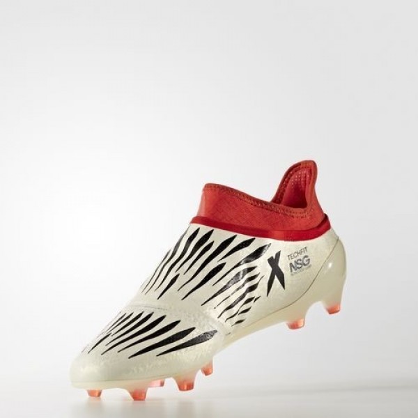 Adidas X 16+ Purechaos Champagne Terrain Souple Homme Off White/Core Black/Red Football Chaussures NO: BA7628