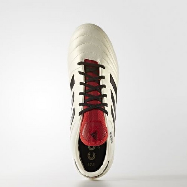Adidas Copa 17.1 Champagne Terrain Souple Homme Off White/Core Black/Red Football Chaussures NO: BY2513
