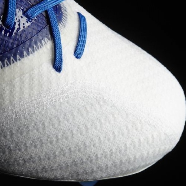 Adidas Ace 17.1 Primeknit Terrain Souple Homme Blue/Shock Pink/Footwear White Football Chaussures NO: BB4319