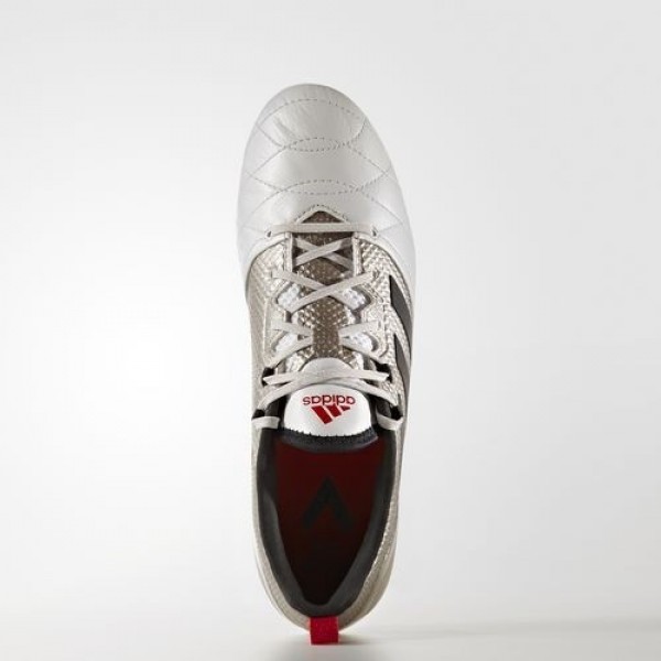 Adidas Ace 17.1 Terrain Souple Femme Platin Metallic/Core Black/Core Red Football Chaussures NO: BA8554