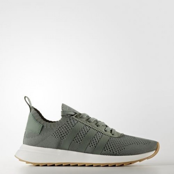 Adidas Flb Primeknit Femme Trace Green/Crystal Whi...