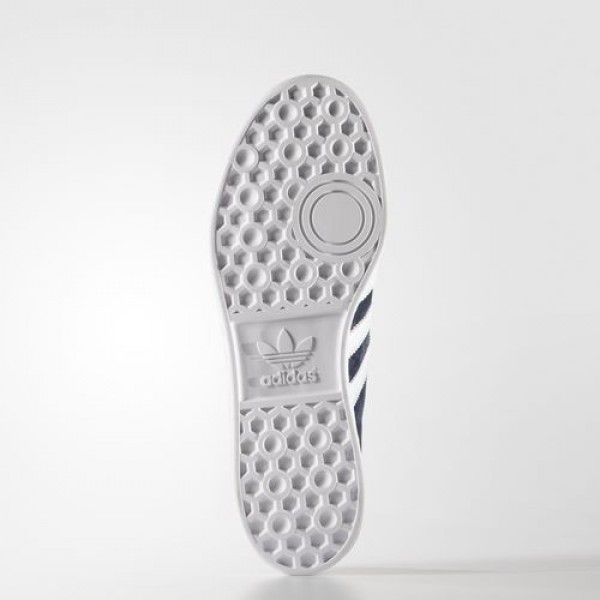 Adidas Hamburg Homme Collegiate Navy/Footwear White/Gold Metallic Originals Chaussures NO: S74838