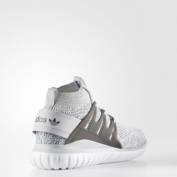 Adidas Tubular Nova Primeknit Gid Homme Tactile Green/Lgh Solid Grey/Dark Grey Heather Solid Grey Originals Chaussures NO: BB8410