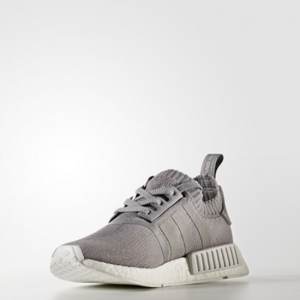 Femmes Originals Chaussure NMD_R1 Primeknit Couleur Grey Three /Grey Three /Footwear White (BY8762)