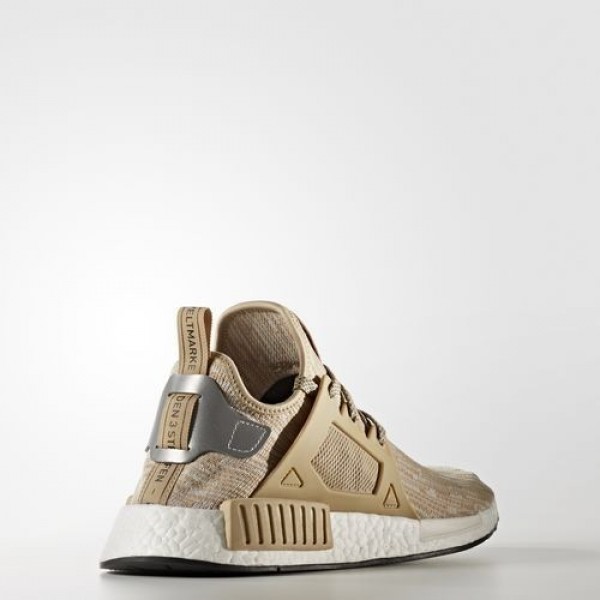 Adidas Nmd_Xr1 Primeknit Femme Linen / Matte Silver / Core Black Originals Chaussures NO: S77194